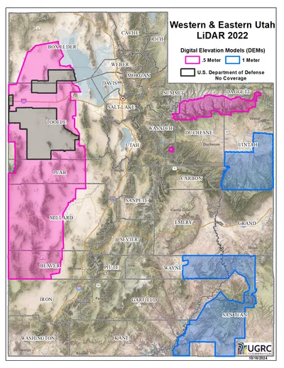 A map with project boundary